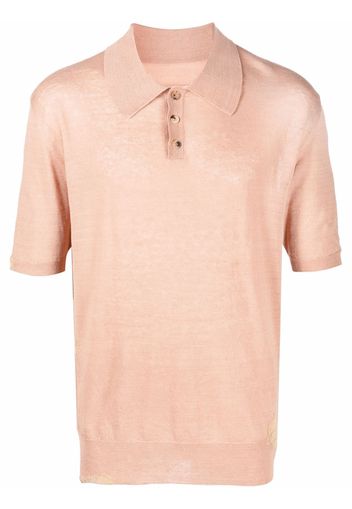 Maison Margiela four-stitch polo shirt - Rosa