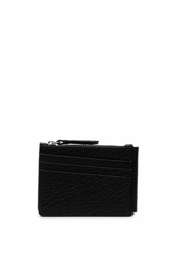 Maison Margiela four-stitch logo leather wallet - Nero