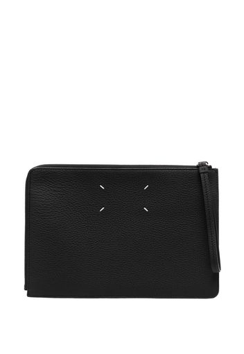 Maison Margiela stitch-detail clutch bag - Nero