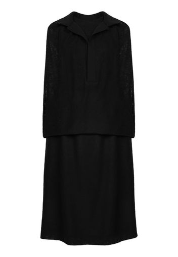 Maison Margiela oversized midi dress - Nero