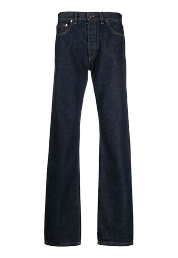 Maison Margiela straight leg mid-rise jeans - Blu