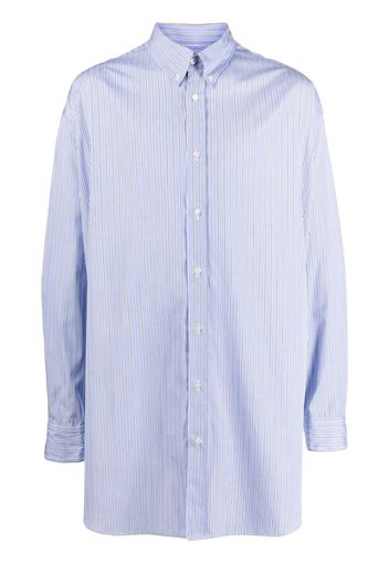 Maison Margiela long-sleeve stripe shirt - Blu