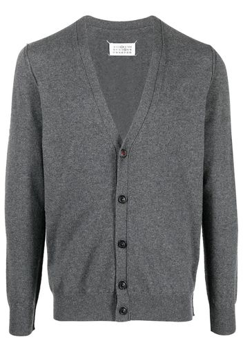 Maison Margiela button-up cashmere cardigan - Grigio