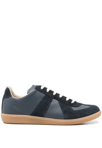 Maison Margiela panelled low-top sneakers - Blu