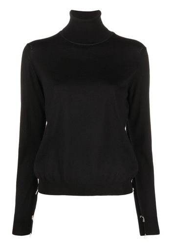 Maison Margiela roll-neck knitted jumper - Nero