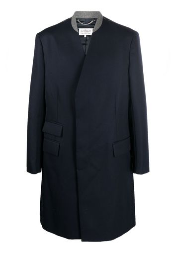 Maison Margiela single-breasted wool coat - Blu