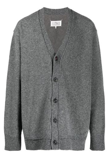 Maison Margiela button-up knitted cardigan - Grigio