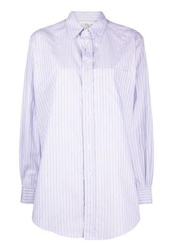 Maison Margiela Camicia a righe - Blu