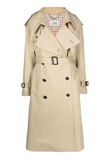 Maison Margiela Trench con cintura - Toni neutri