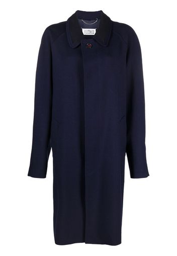 Maison Margiela single-breasted coat - Blu