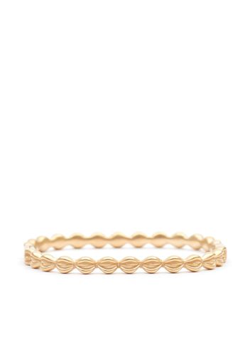 Maison Margiela polished square bracelet - Yellow Gold Burattato