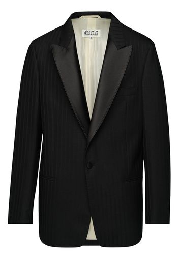 Maison Margiela single breasted wool blazer - Nero