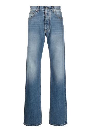 Maison Margiela four-stitch straight-leg jeans - Blu