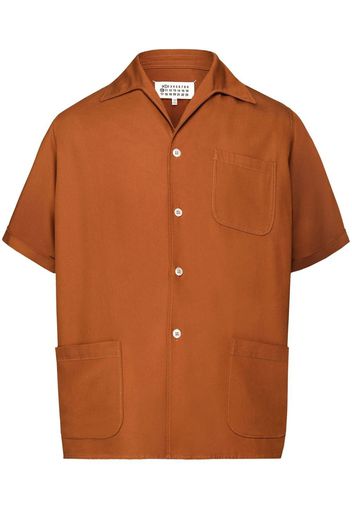 Maison Margiela Camicia a maniche corte - Arancione