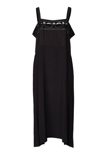 Maison Margiela embroidered midi dress - Nero