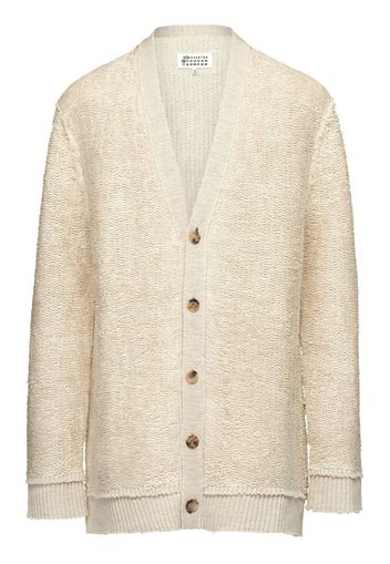 Maison Margiela Cardigan con scollo a V - Toni neutri