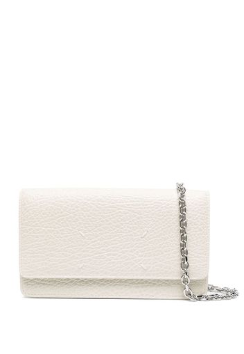 Maison Margiela Four Stitches leather shoulder bag - Toni neutri