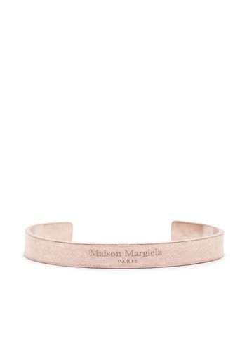 Maison Margiela Bracciale rigido con logo - Rosa