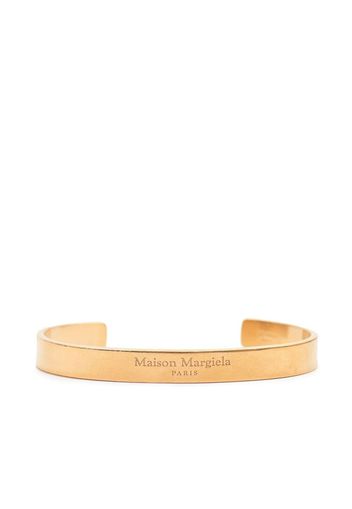 Maison Margiela Bracciale rigido inciso - Oro