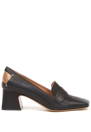 Maison Margiela Pumps con punta quadrata - Nero