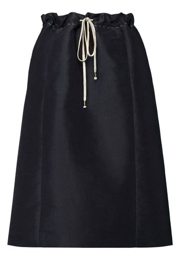 Maison Margiela drawstring miid skirt - Nero