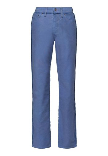 Maison Margiela Jeans dritti con orlo sfilacciato - Blu