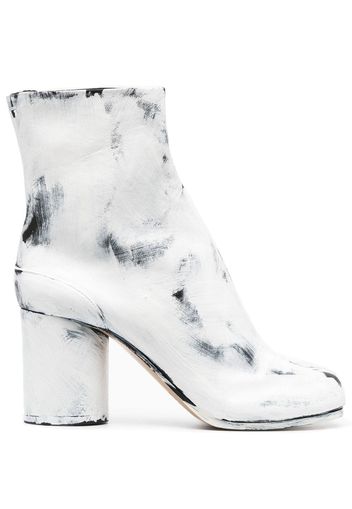 Maison Margiela Tabi leather ankle boots - Bianco