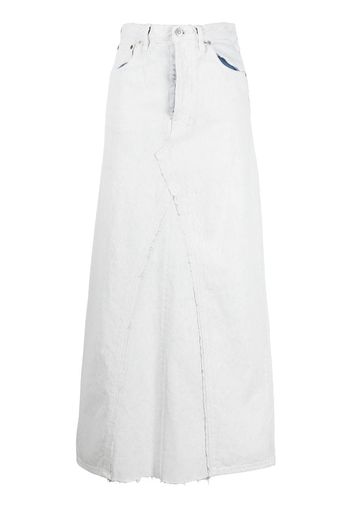 Maison Margiela Gonna denim midi - Bianco