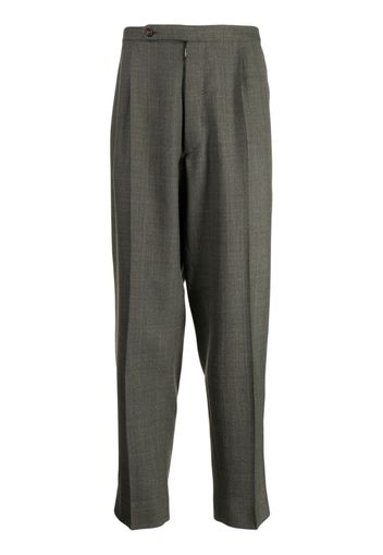 Maison Margiela straight-leg wool trousers - Verde