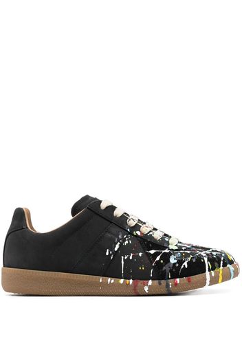 Maison Margiela paint splatter sneakers - Nero