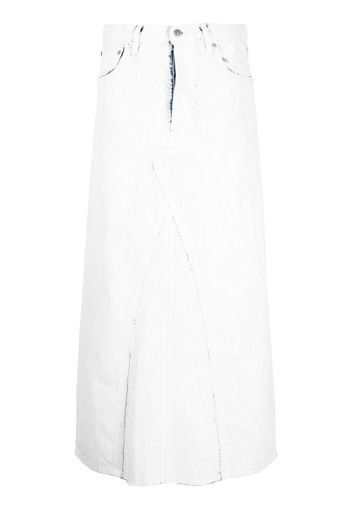 Maison Margiela high-waisted denim skirt - Bianco