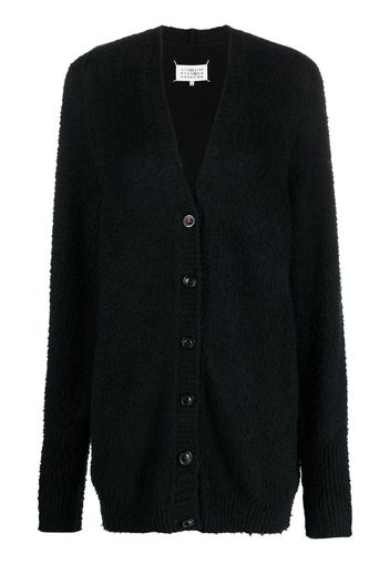 Maison Margiela V-neck knitted cardigan - Nero