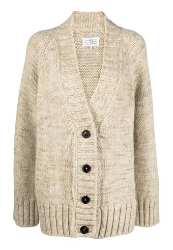 Maison Margiela Cardigan oversize chunky - Toni neutri