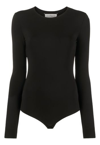 Maison Margiela round-neck long-sleeve bodysuit - Nero