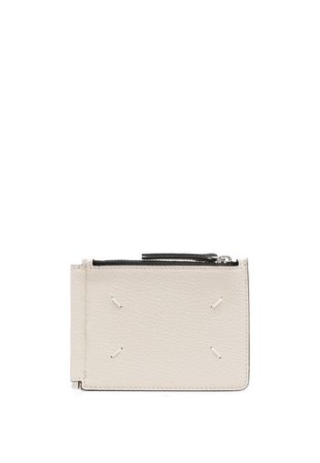 Maison Margiela four-stitch logo folded wallet - Toni neutri