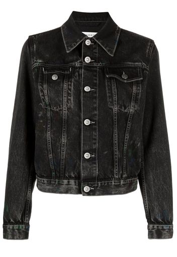 Maison Margiela distressed-finish denim jacket - Nero