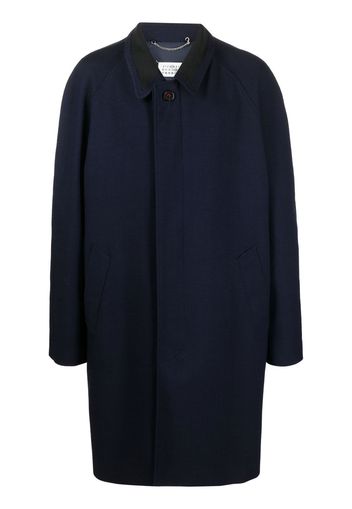 Maison Margiela single-breasted coat - Blu