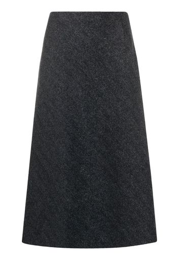 Maison Margiela A-Line herringbone skirt - Grigio