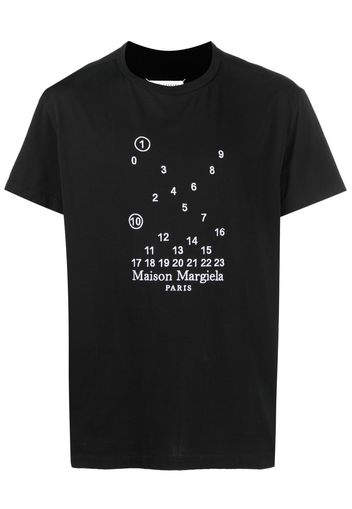 Maison Margiela graphic-print short-sleeve T-shirt - Nero