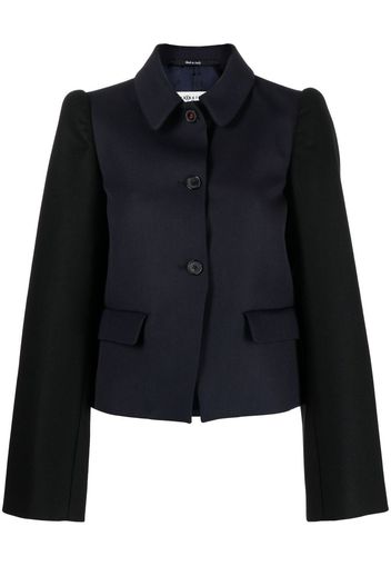 Maison Margiela buttoned-up wool jacket - Blu