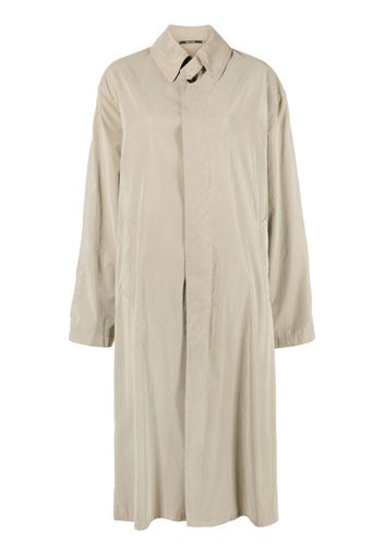 Maison Margiela Peached cotton single-breasted coat - Toni neutri