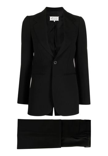 Maison Margiela tailored straight-leg trouser suit - Nero