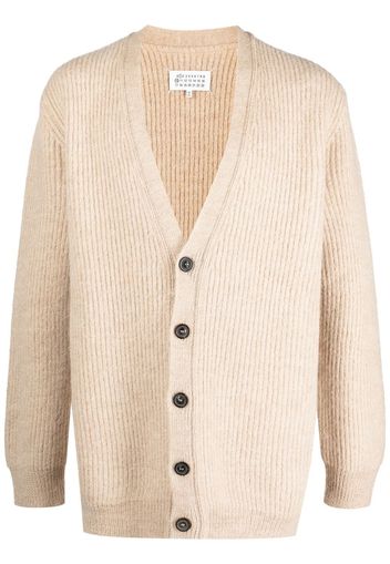 Maison Margiela v-neck cardigan - Toni neutri