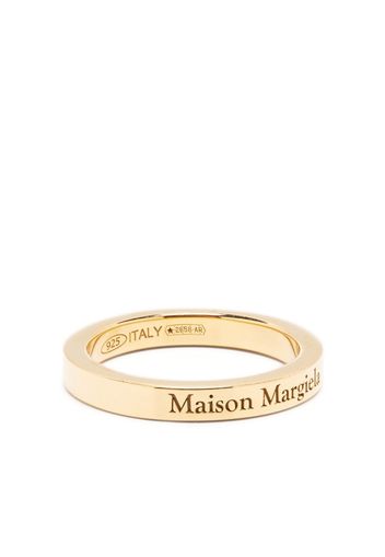 Maison Margiela engraved-logo ring - Oro