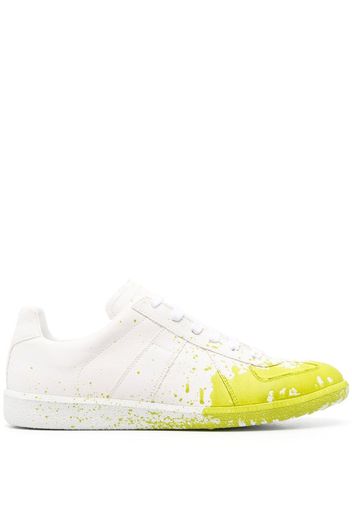 Maison Margiela Replica Paint-Splatter low-top sneakers - Bianco