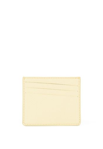 Maison Margiela four-stitch leather cardholder - Giallo