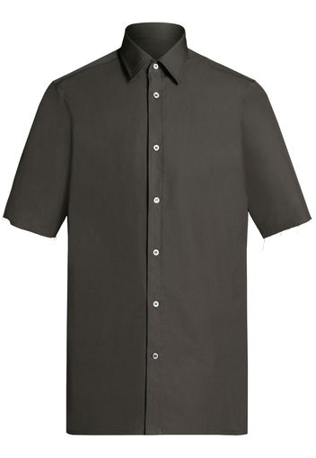 Maison Margiela short-sleeve cotton shirt - Marrone