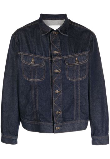 Maison Margiela long-sleeve cotton denim jacket - Blu