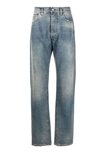 Maison Margiela low-rise straight-leg jeans - Blu