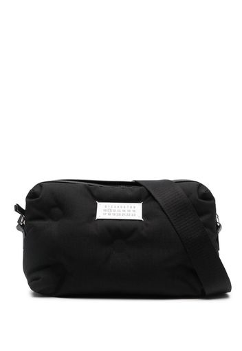 Maison Margiela logo-patch padded shoulder bag - Nero